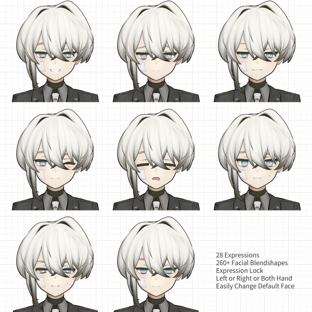 オリジナル3Dモデル「輝」Original 3D Model 「Tell」