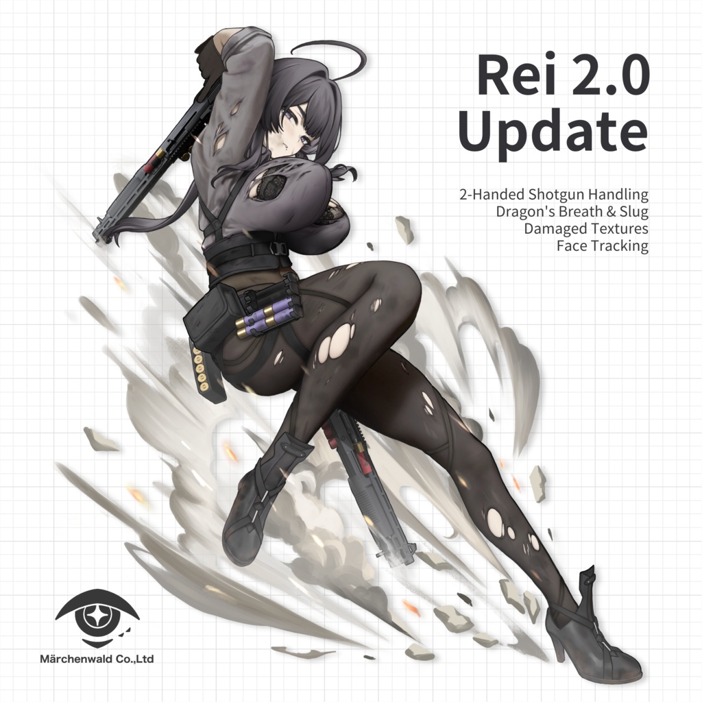 オリジナル3Dモデル「玲」Original 3D Model 「Rei」