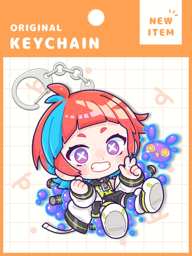 デフォルメアクリルキーホルダー