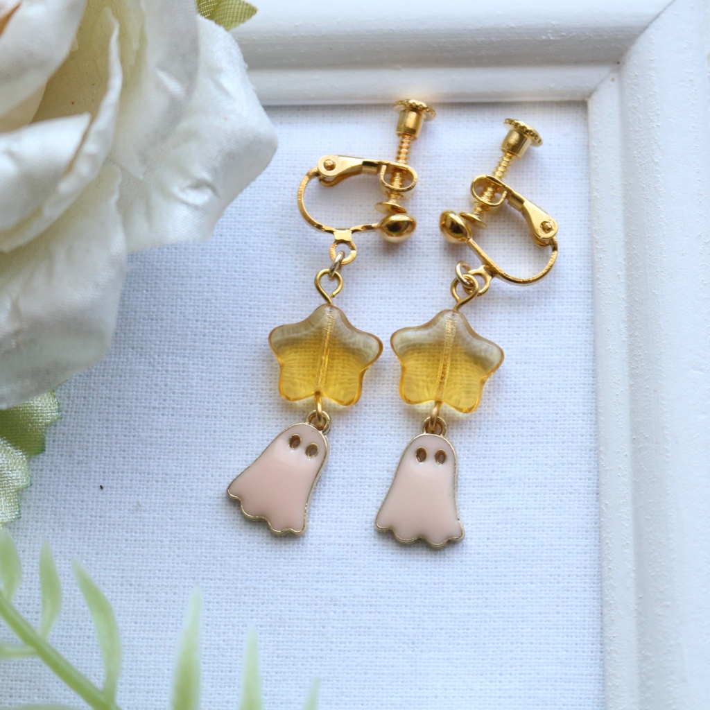 おばけちゃん ピアス・イヤリング