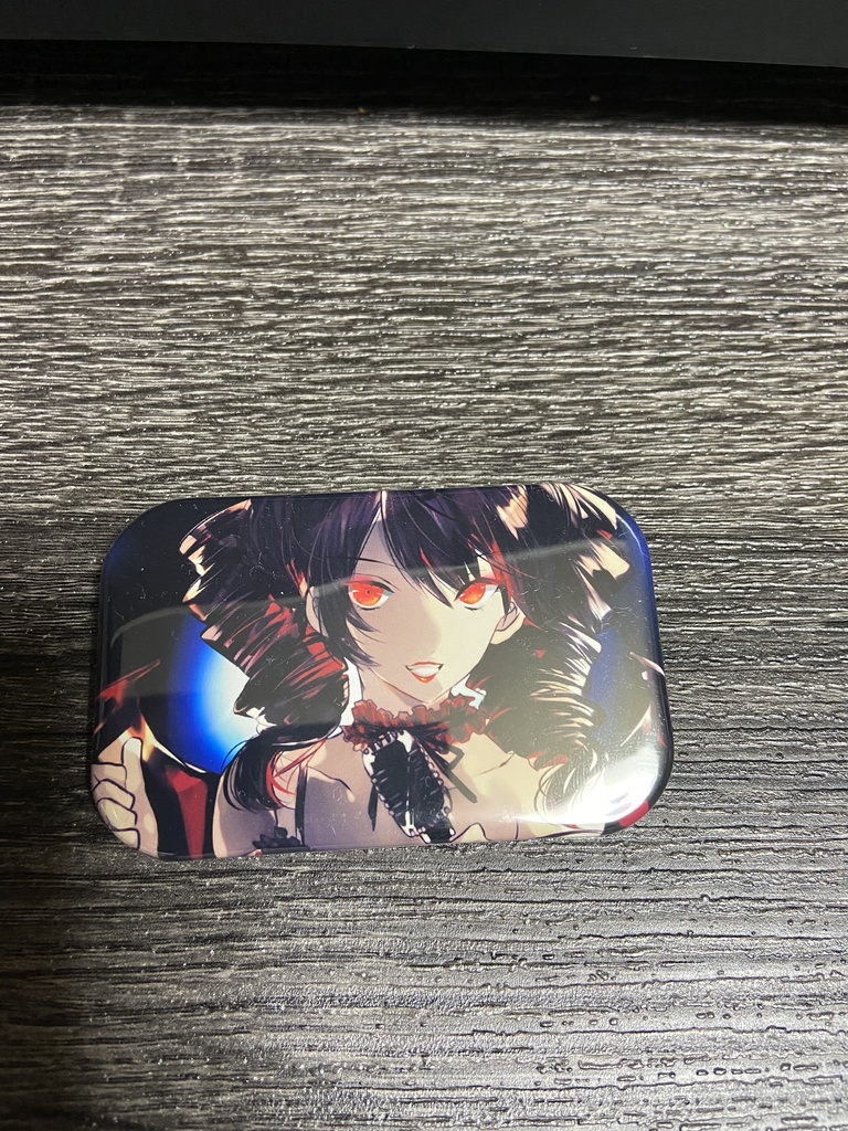 小悪魔四角缶バッジ