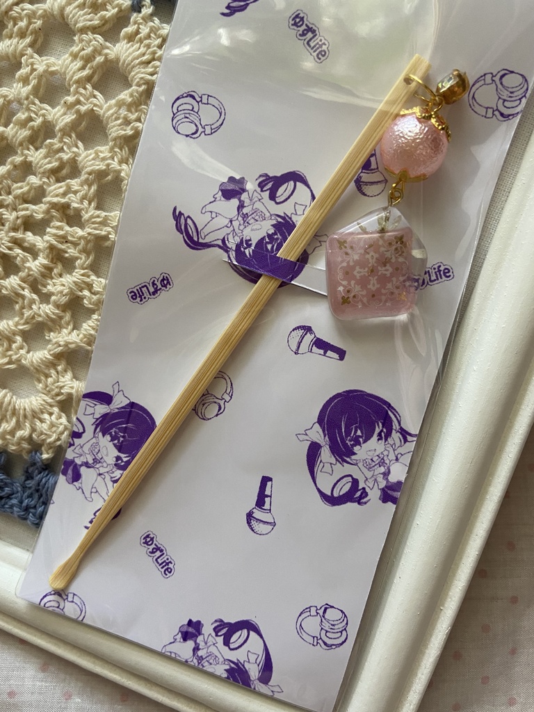 ピンクチャームの耳かき