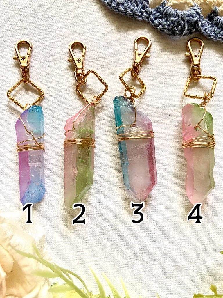 鉱石キーホルダー