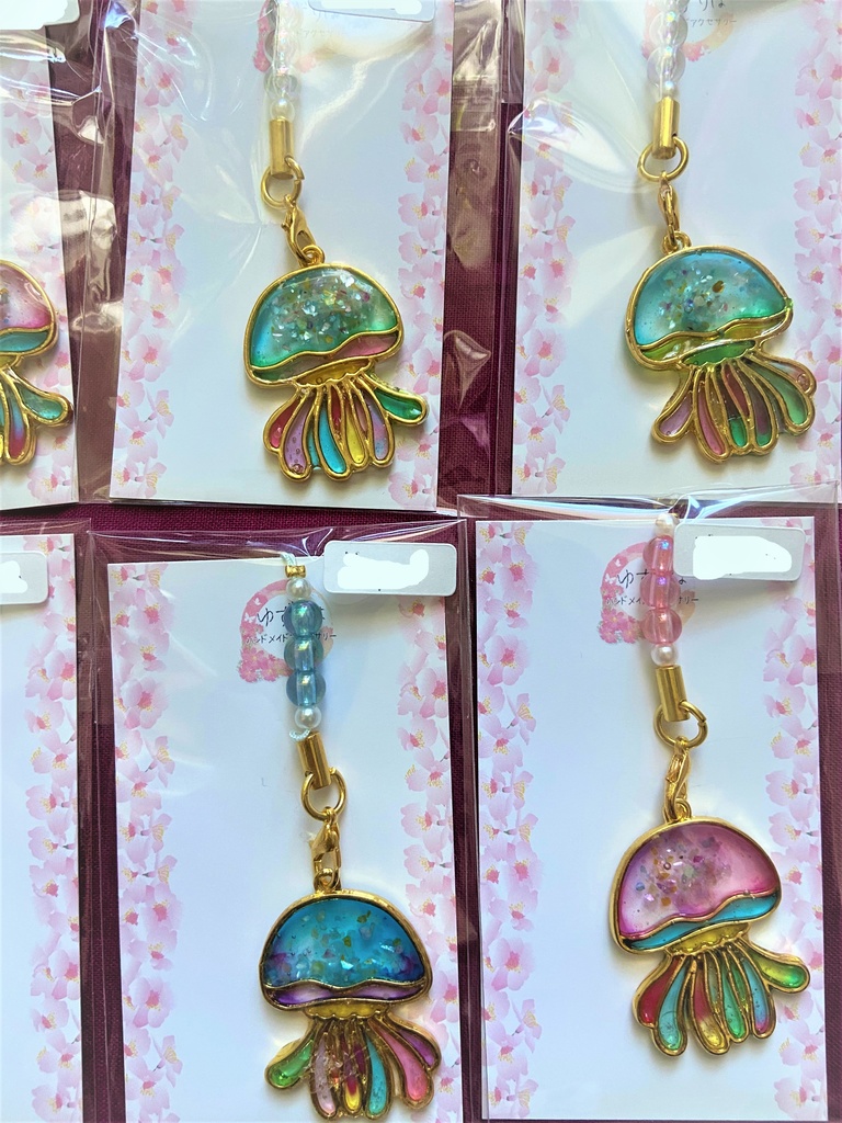 クラゲちゃんキラキラストラップ