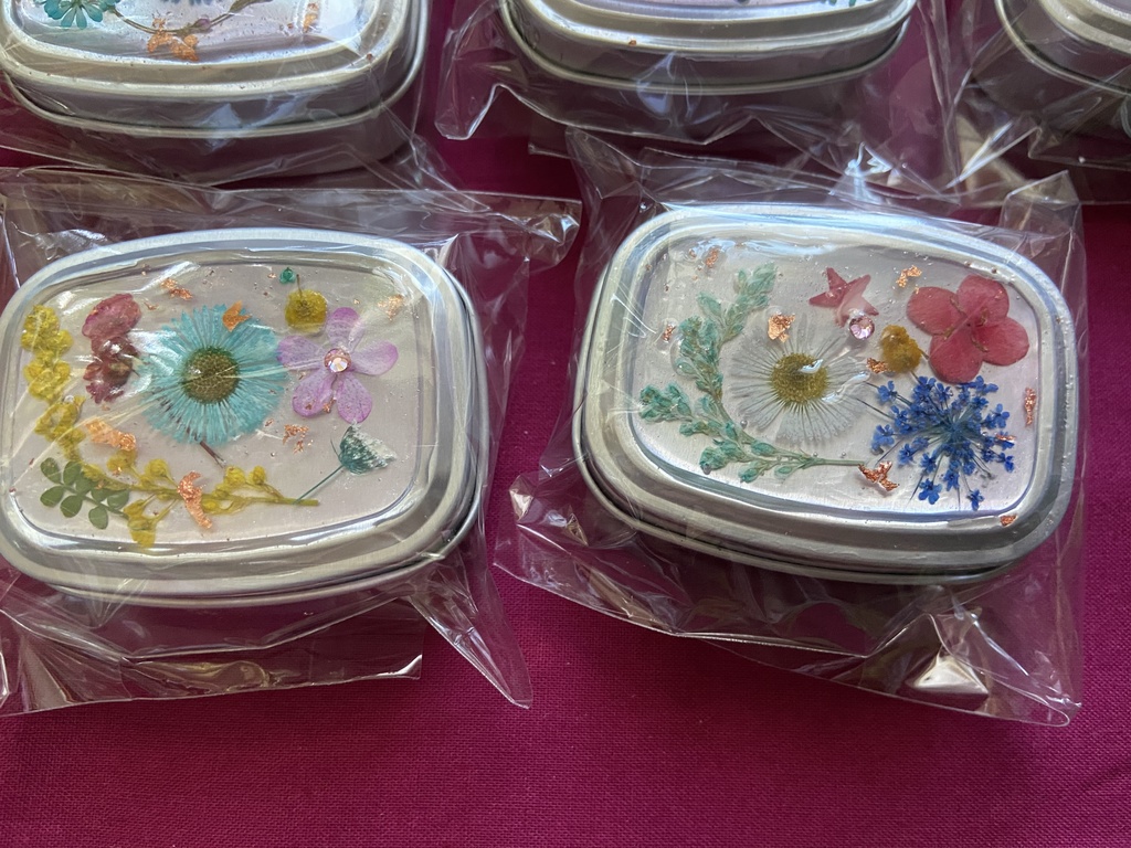 お花がいっぱい小物入れ ケース