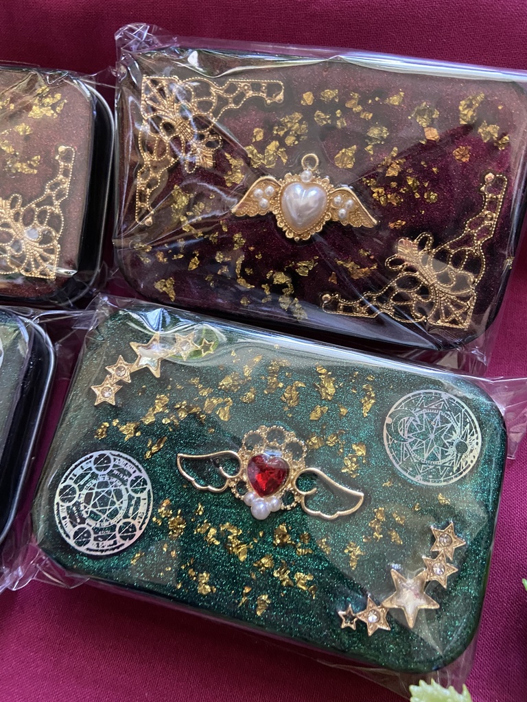 魔法少女風小物入れ 缶ケース