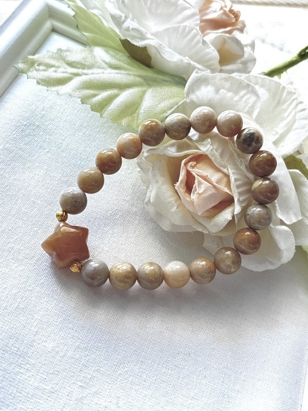 積み重ねが未来をつくる 成長と安定のブレスレット 8mm N37