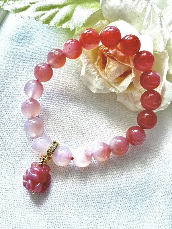 ご縁を結び、愛を引き寄せる 九尾の守護ブレスレット N2