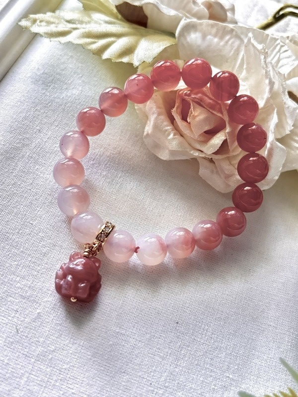 ご縁を結び、愛を引き寄せる 九尾の守護ブレスレット N2