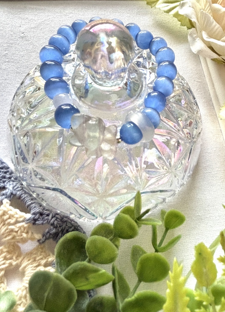 直感を高め、流れを整える フローライト九尾の守護ブレスレット N31