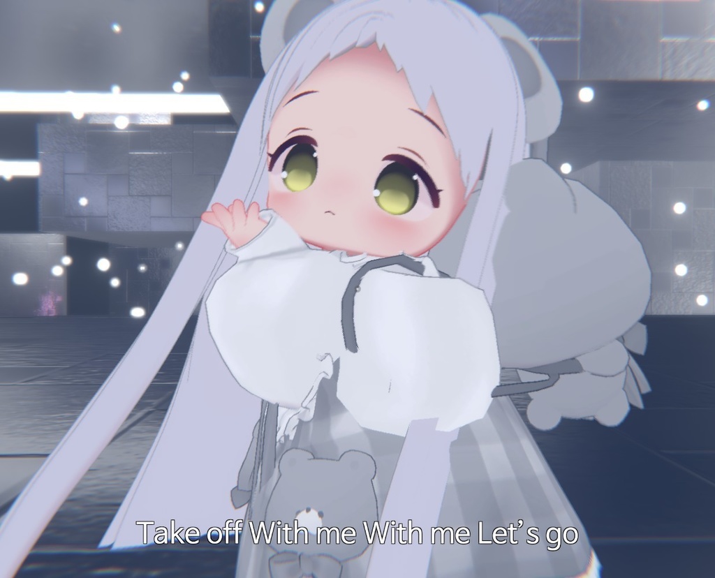 long hair /a solid-color