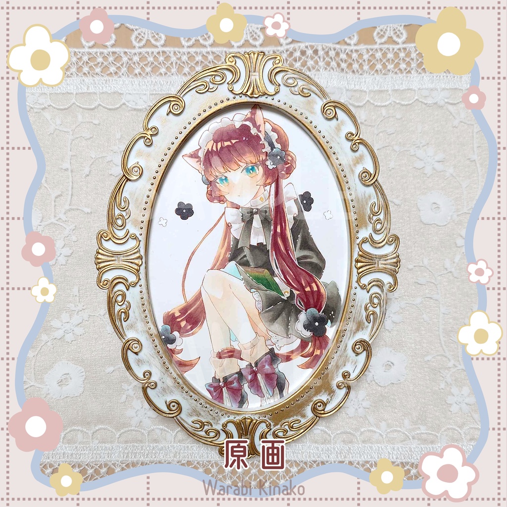 【原画】赤猫(お迎え済)