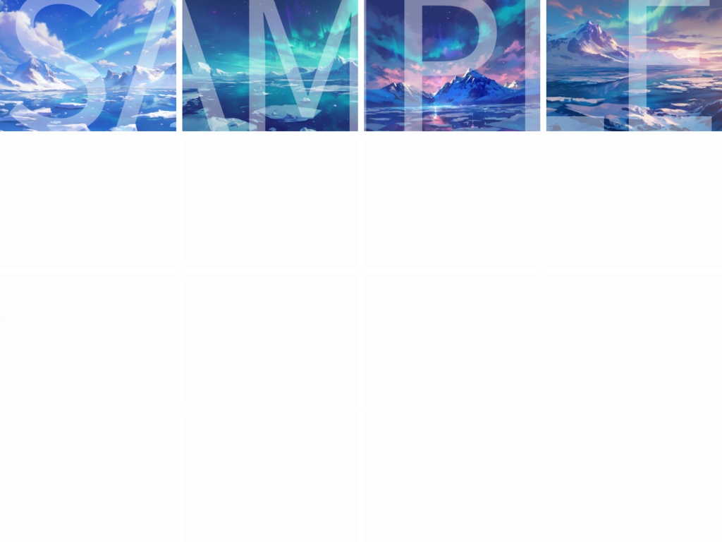 【背景素材】冬の背景素材100枚(比率4:3サイズ)