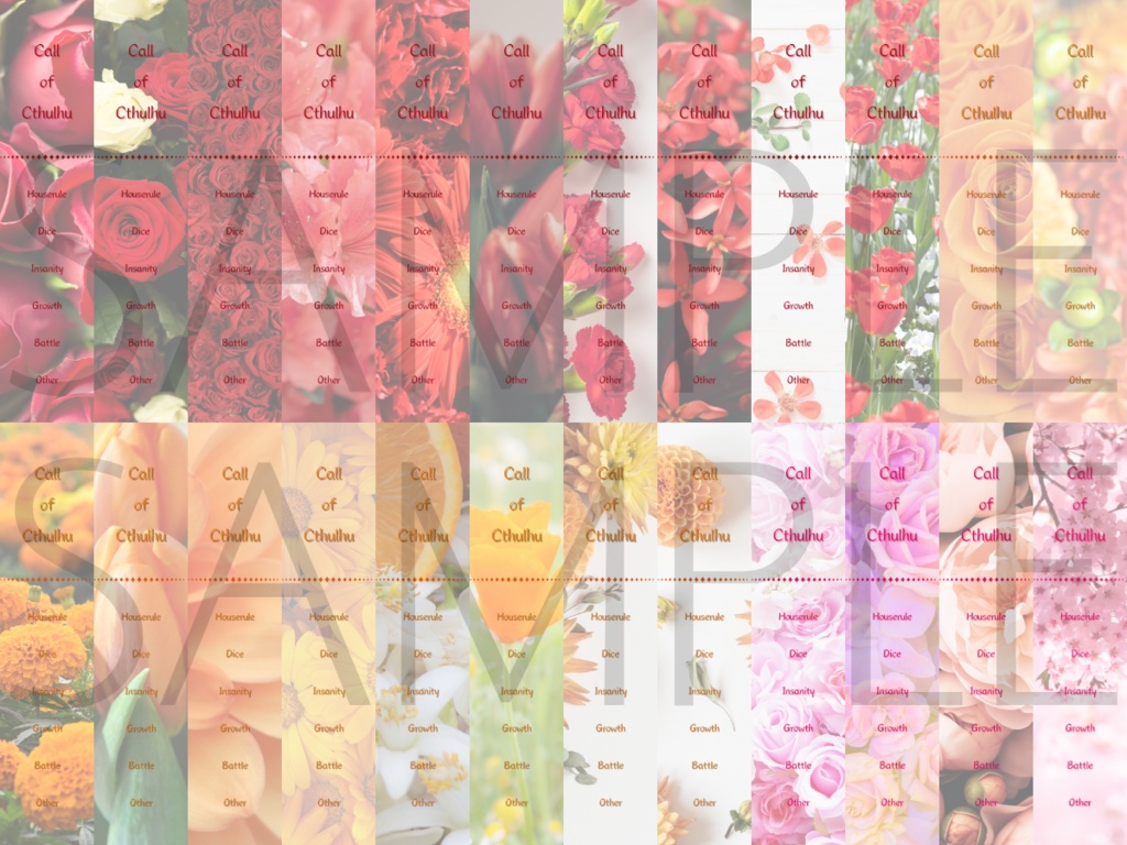 【ココフォリア部屋素材】flower系ルール素材100種類🌹