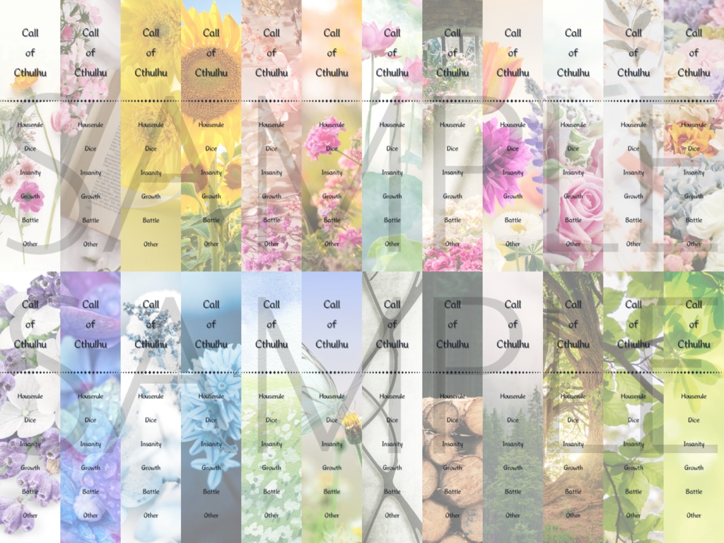 【ココフォリア部屋素材】flower系ルール素材100種類🌹