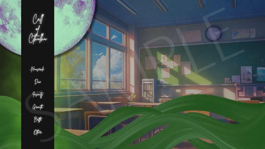 【ココフォリア部屋素材】world🌕5色展開/セット割あり