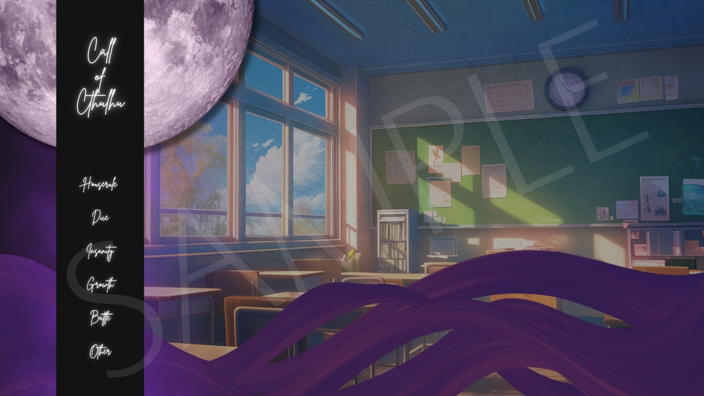 【ココフォリア部屋素材】world🌕5色展開/セット割あり