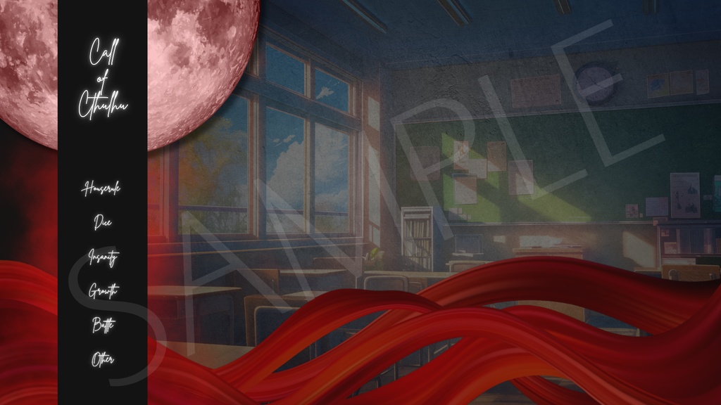 【ココフォリア部屋素材】world🌕5色展開/セット割あり