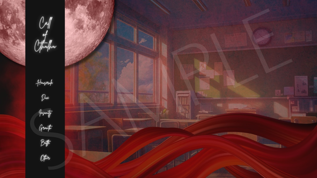 【ココフォリア部屋素材】world🌕5色展開/セット割あり