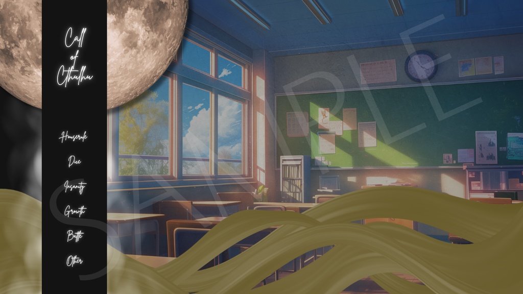 【ココフォリア部屋素材】world🌕5色展開/セット割あり