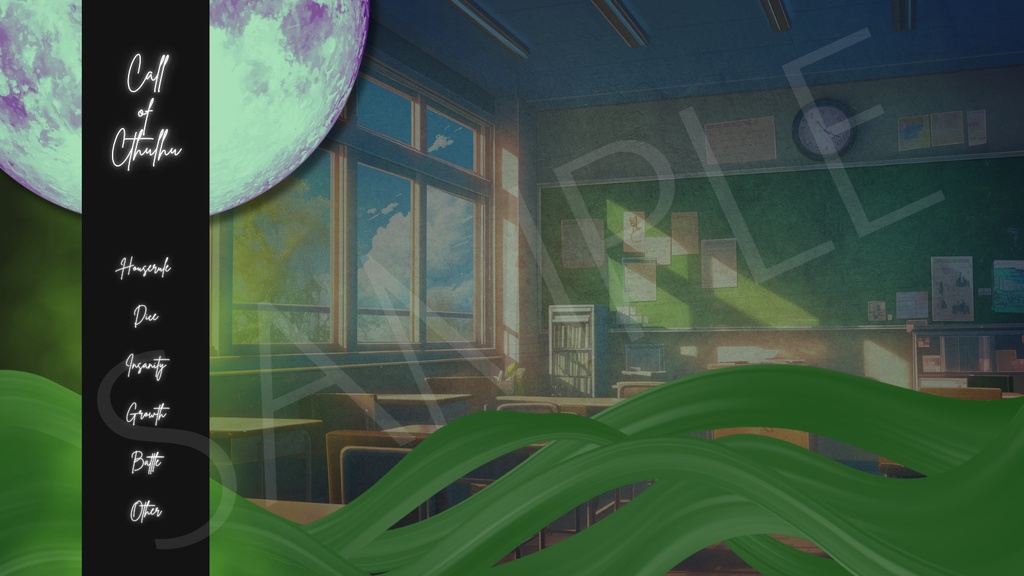 【ココフォリア部屋素材】world🌕5色展開/セット割あり