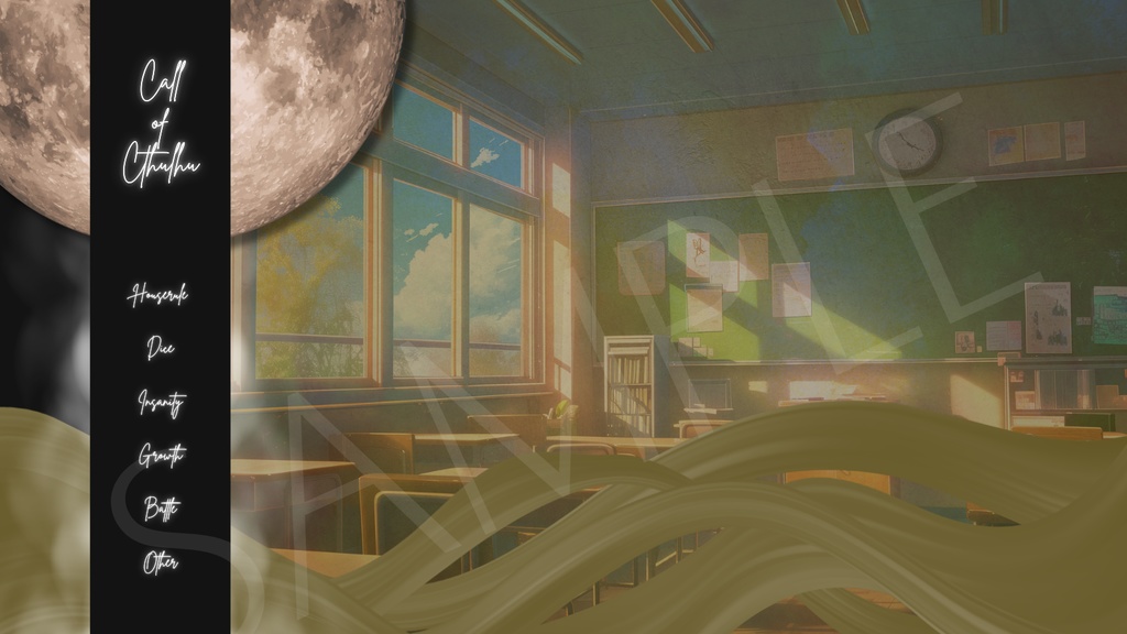 【ココフォリア部屋素材】world🌕5色展開/セット割あり