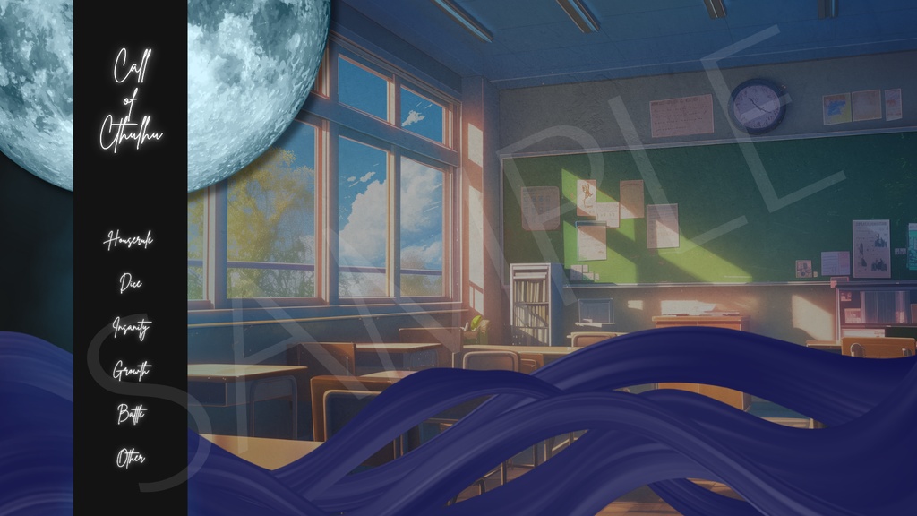 【ココフォリア部屋素材】world🌕5色展開/セット割あり