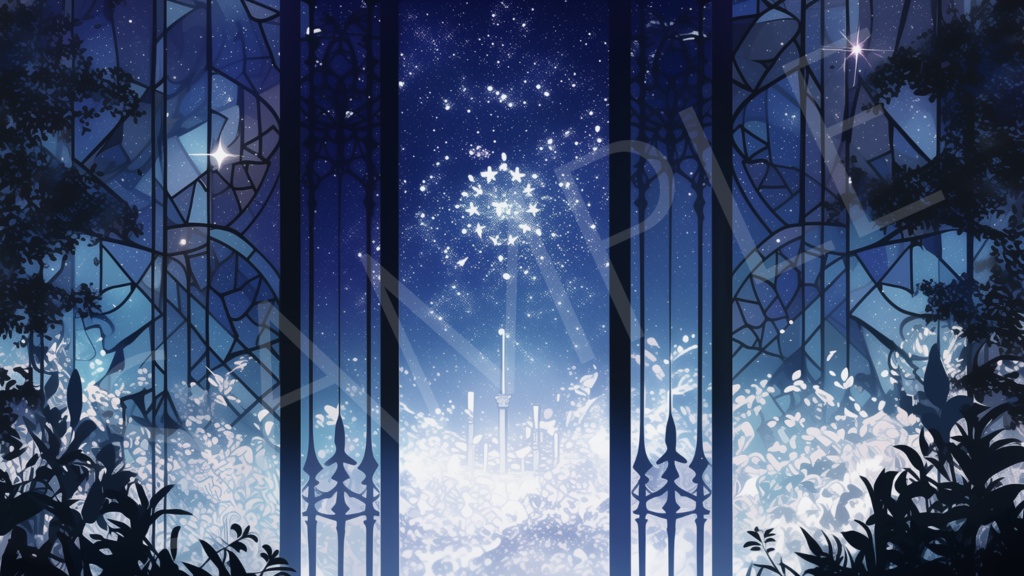 【ココフォリア部屋素材】mysterious garden🌨CoC用ルール差分付