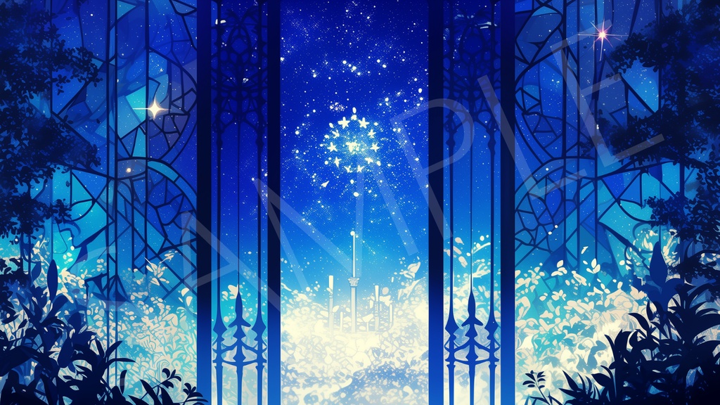 【ココフォリア部屋素材】mysterious garden🌨CoC用ルール差分付