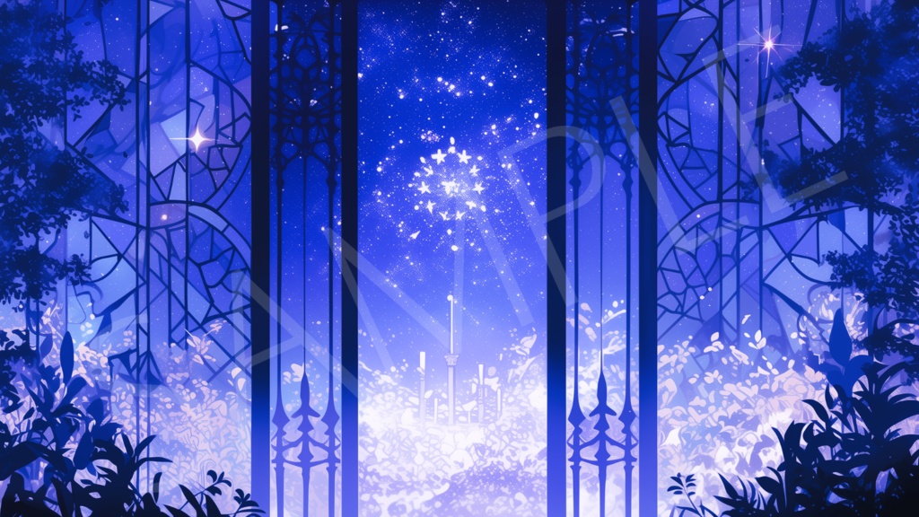 【ココフォリア部屋素材】mysterious garden🌨CoC用ルール差分付