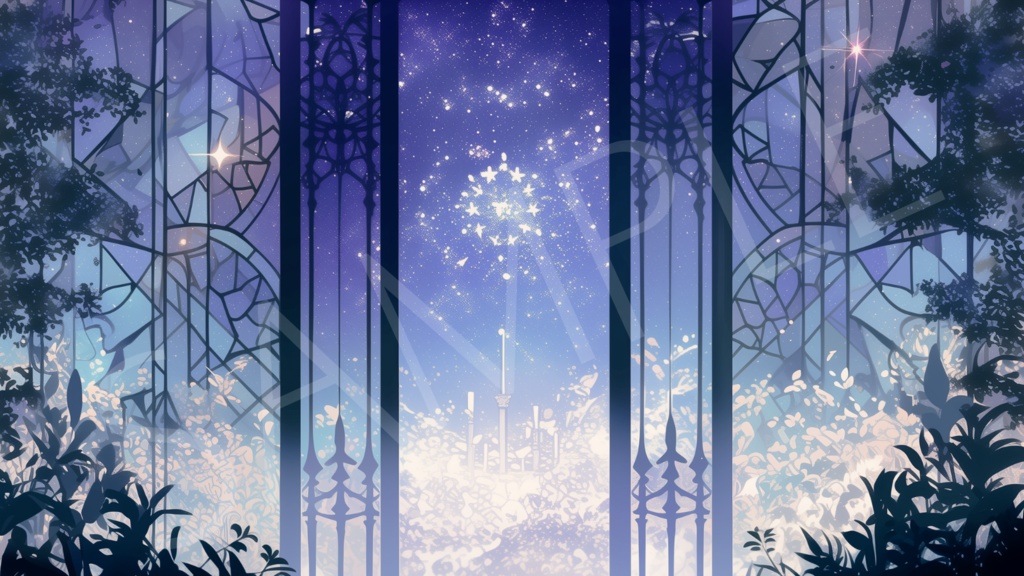 【ココフォリア部屋素材】mysterious garden🌨CoC用ルール差分付