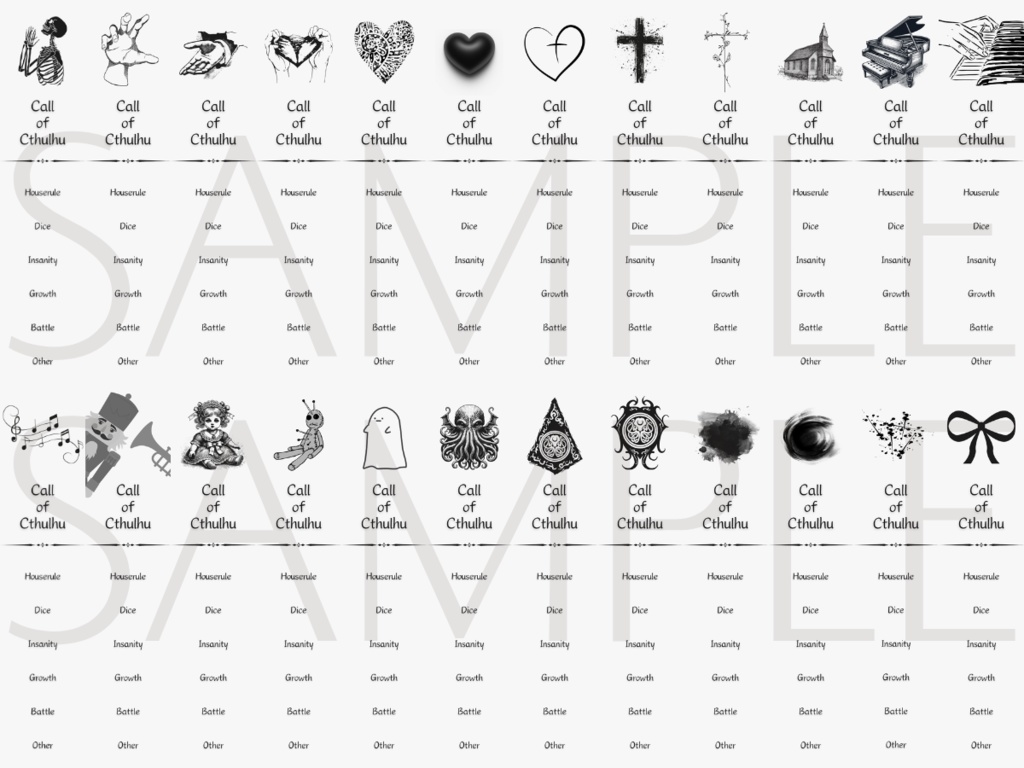 【ココフォリア部屋素材】1000枚超!CoCルールバーおまとめセット