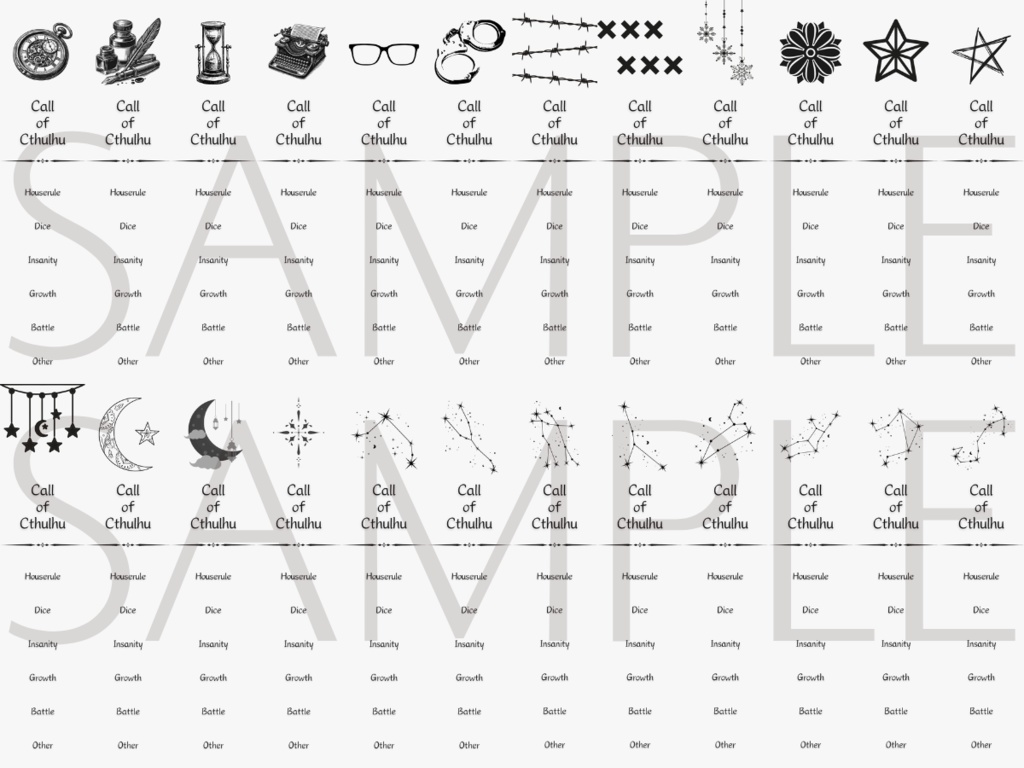 【ココフォリア部屋素材】1000枚超!CoCルールバーおまとめセット