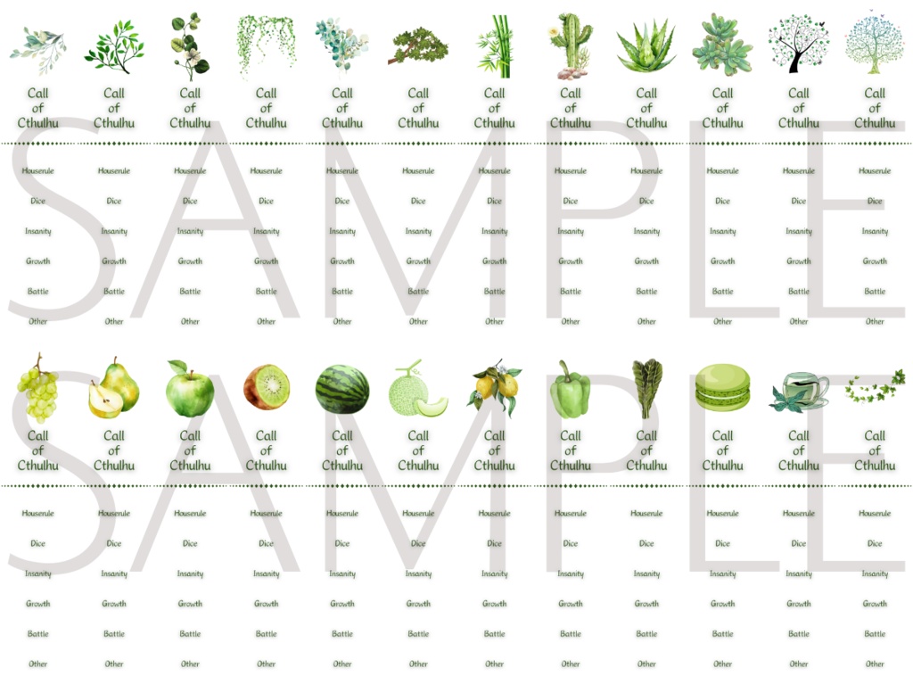 【ココフォリア部屋素材】1000枚超!CoCルールバーおまとめセット