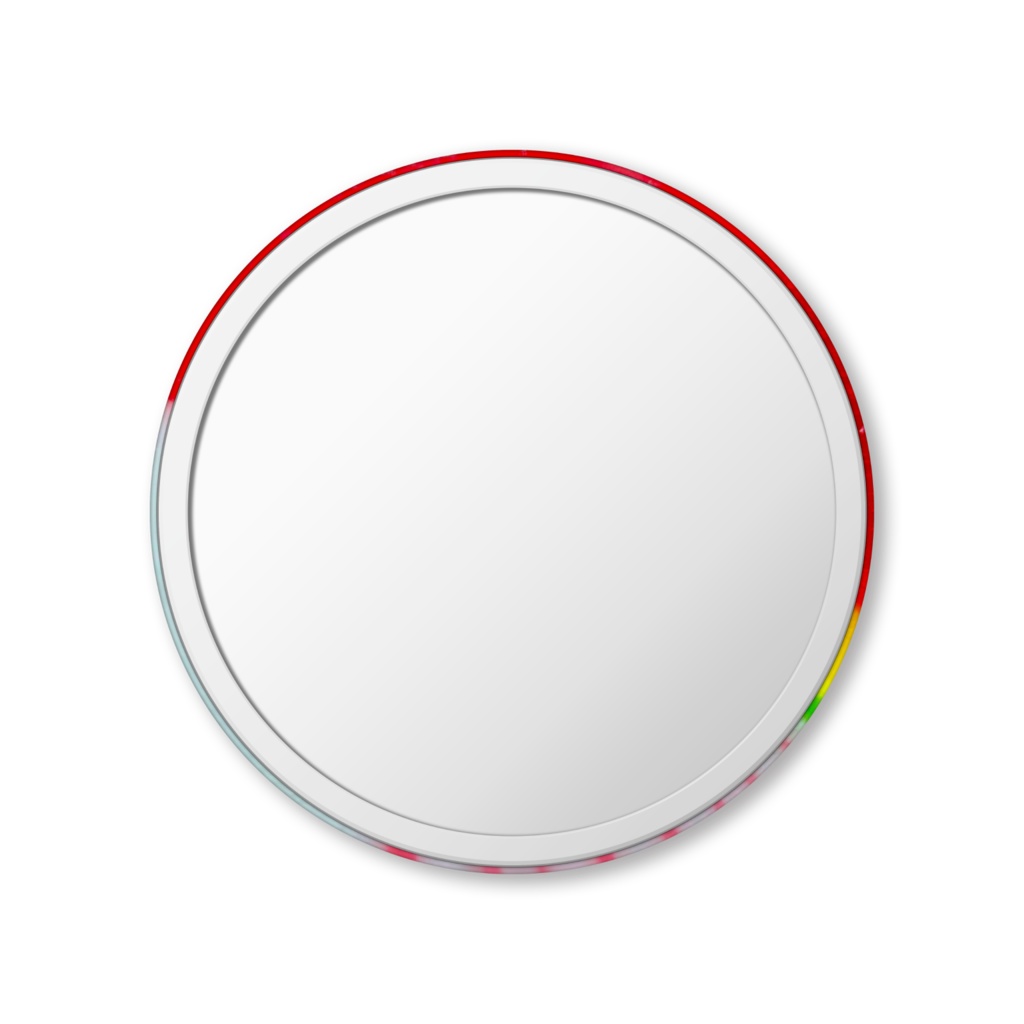 赤オクチュンダン(韓国の伝統の飴) 手鏡 red Okchundang (Korean traditional candy) heart mirror