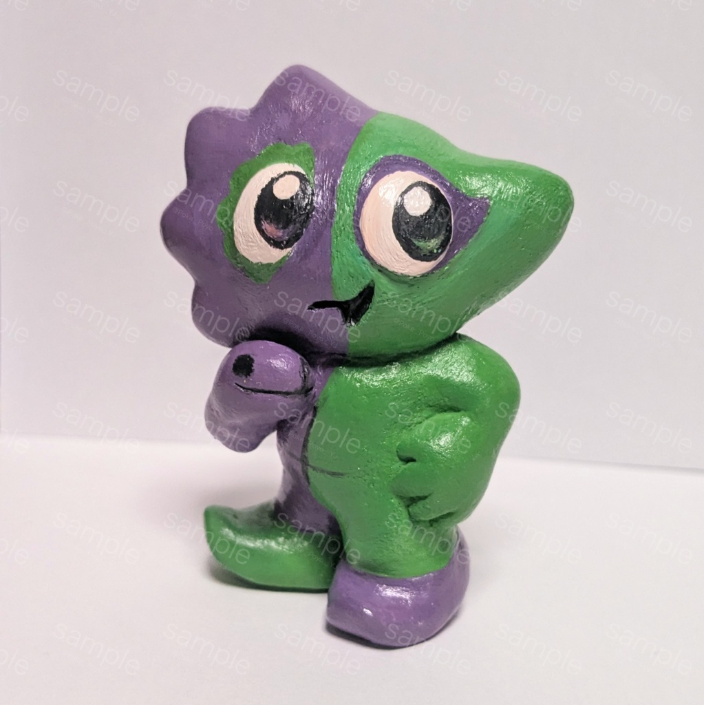 粘土フィギュア デフォルメビターギグル