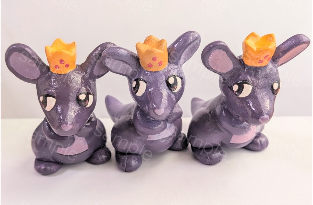 粘土フィギュア デフォルメクイーン・バウンセリア