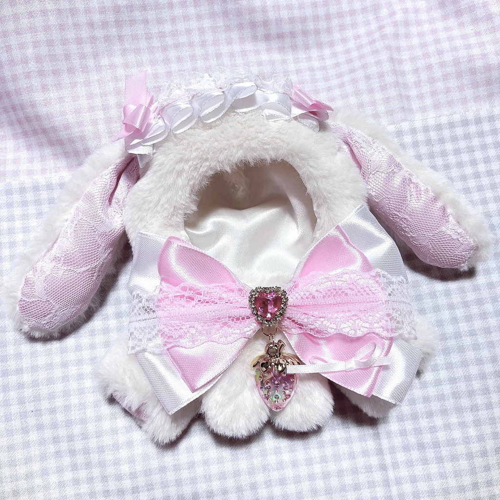 おすわりぬい服 うさぎ（垂れ耳）