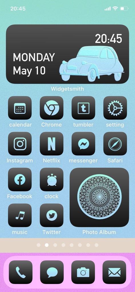 Blue glitter icon 100 BLACK background