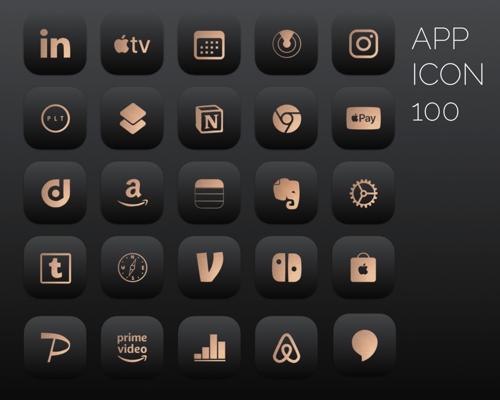 Copper metal icon 100