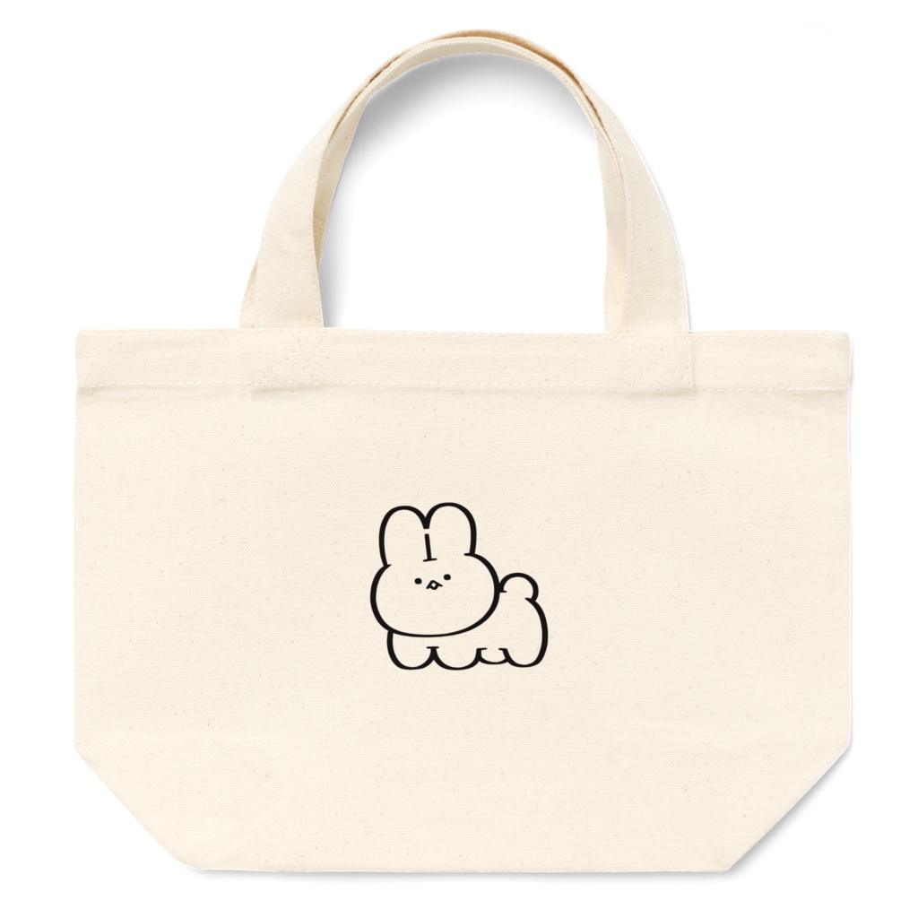 びっくりうさぎのトートバッグ