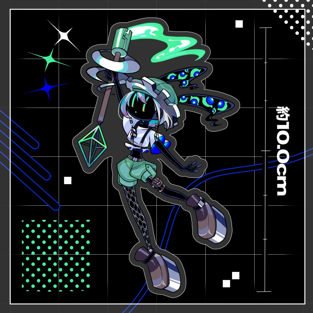 【創作】ホノウサ_アクリルスタンド