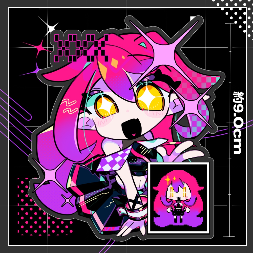 【創作】代理_ステッカー