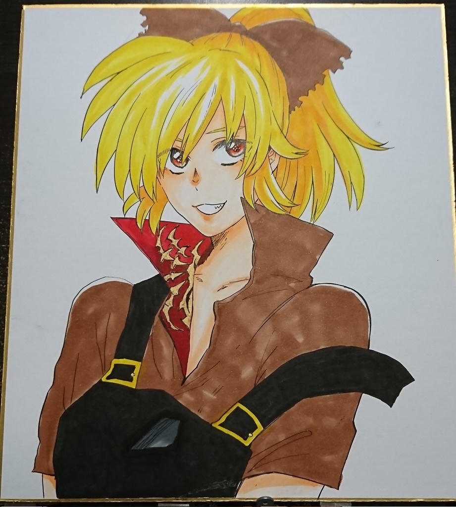 黒谷ヤマメ　アナログ色紙