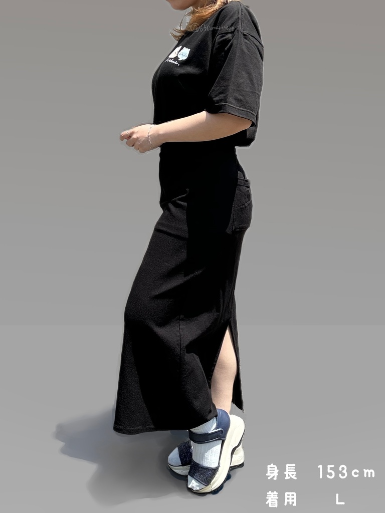 ぬけねこ黒Tシャツ