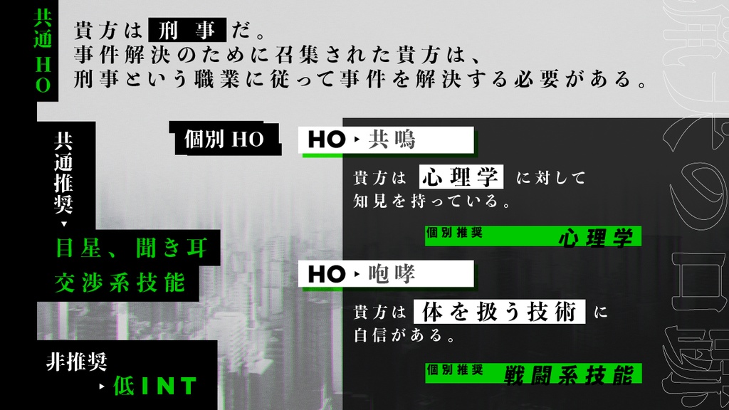 【CoC】猟犬の口跡【刑事シナリオ】【SPLL:E198814】