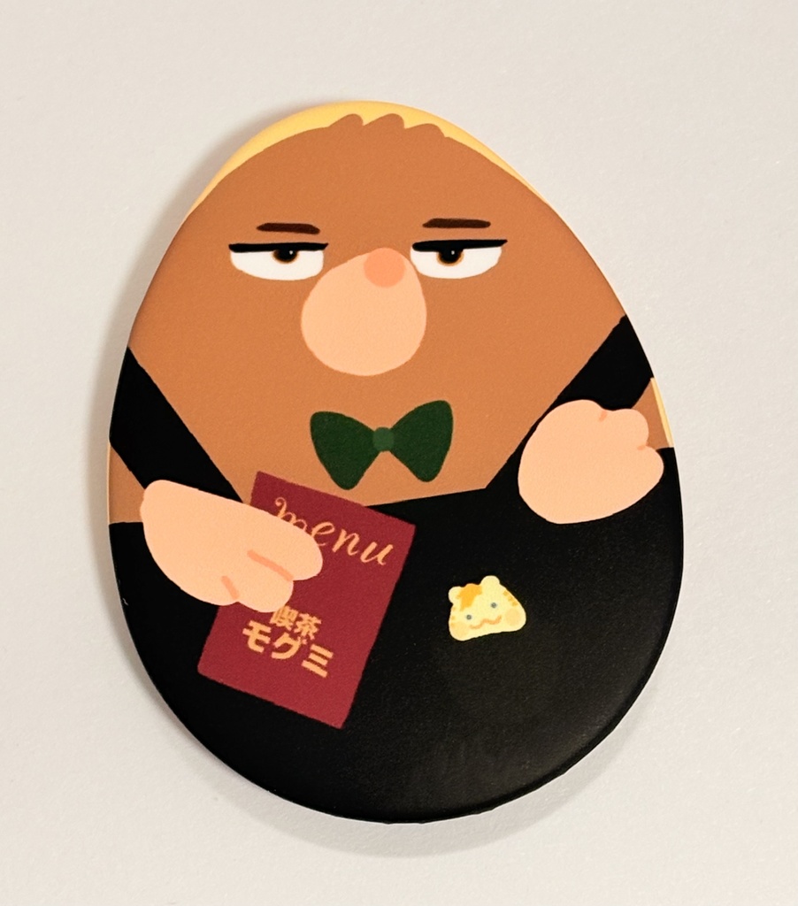 モグミ缶バッジ