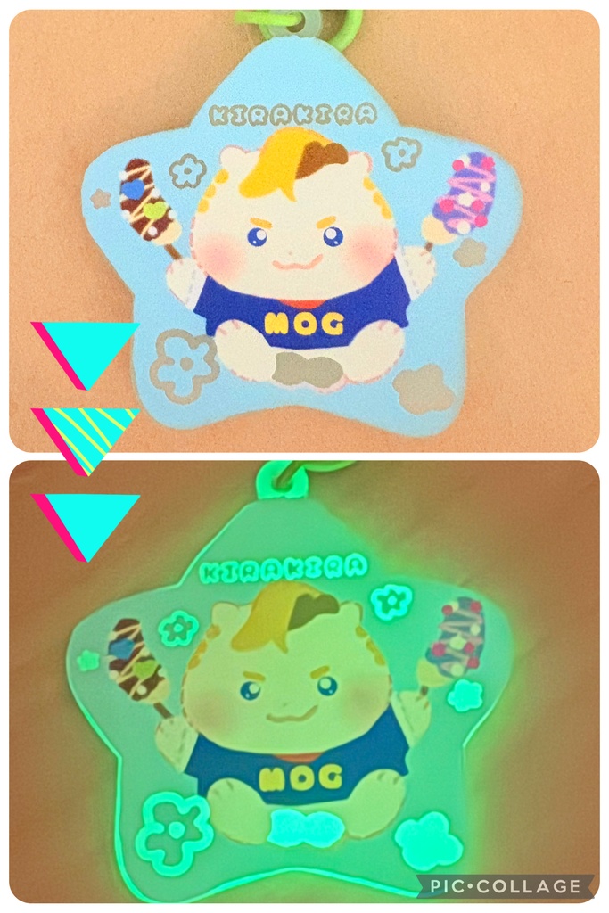 ※訳あり品　蓄光　キーホルダー　🐹🟡🟡