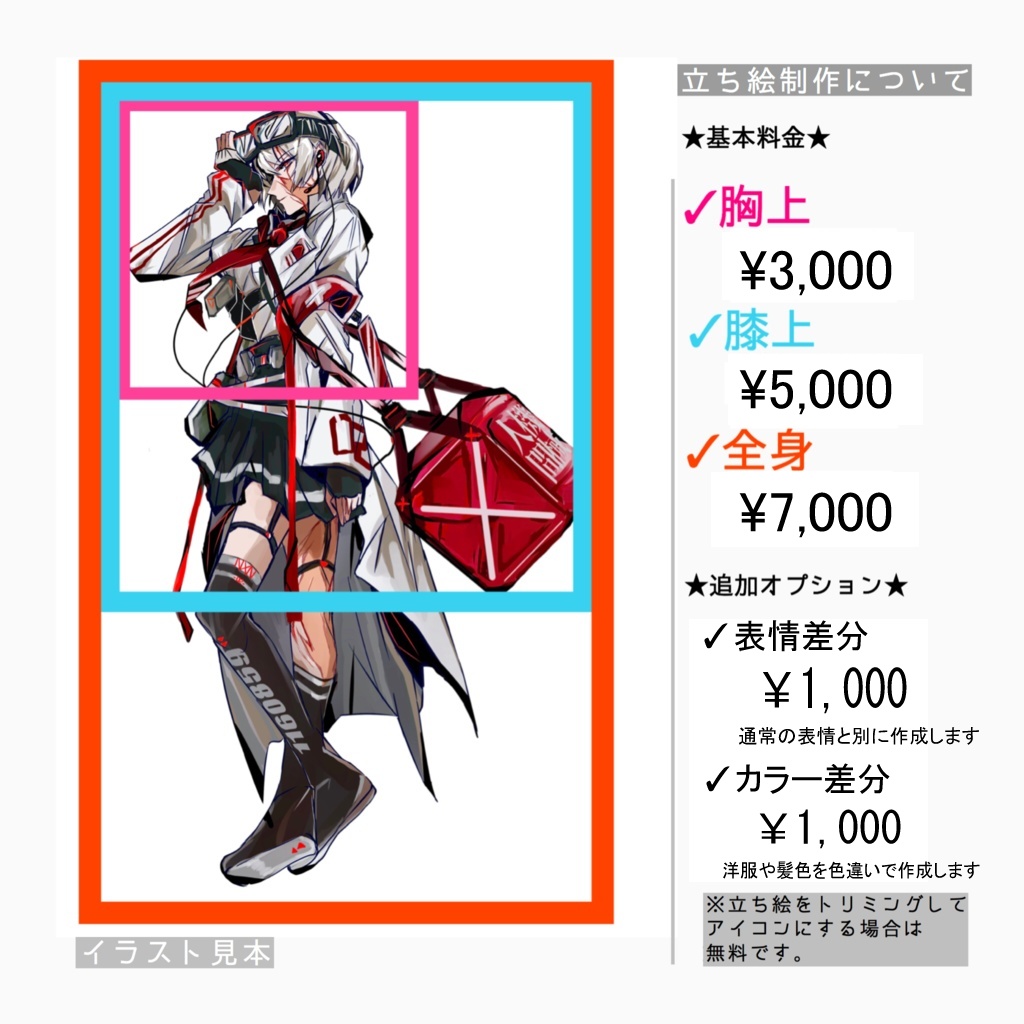 立ち絵制作【TRPG・ゲーム】