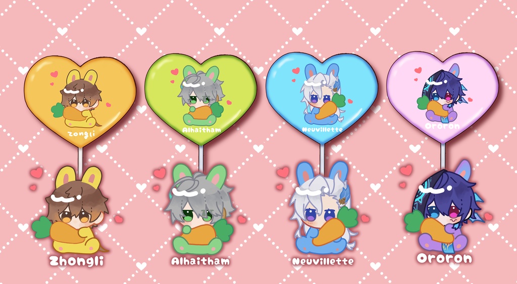 🐰うさぎペロキャンアクキー 🍭